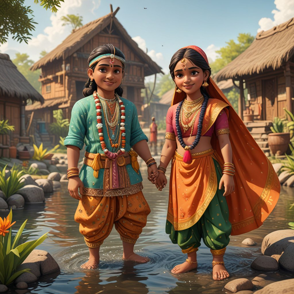 3D cartoon character art